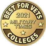 Best for Vets Colleges badge from Military Times