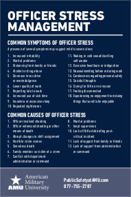 Officer Stress Management card